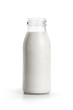 Bottle of milk isolated on white background