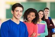 © BillionPhotos.com - African. Group of african university students closeup