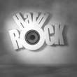 HARD ROCK - SPEAKER - WALL - H