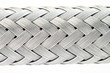 texture of a metal wire braided reinforced hose
