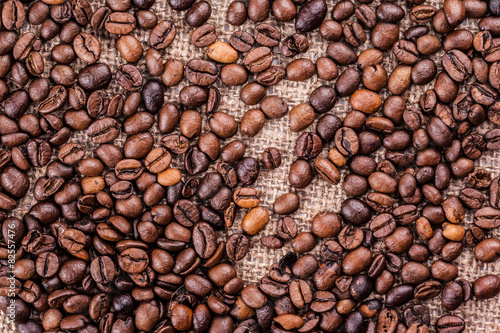 Naklejka na szybę Coffee beans