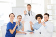 © Syda Productions - group of doctors on presentation at hospital