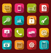 © -=MadDog=- - Group simple flat icons of business and financial items, with lo