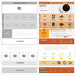 © kaisorn - website wireframe template and  mock up