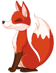 Sticker - Red fox