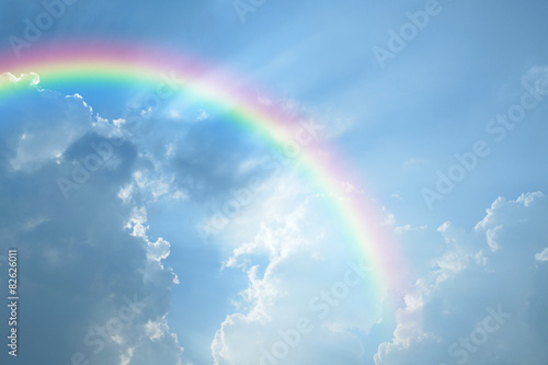 Fototapeta do kuchni Blue sky and white cloud