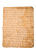 Antique handwritten letter. It was written in 1820. 