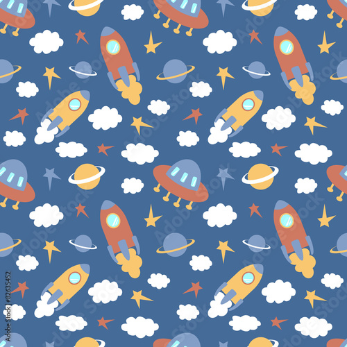 Naklejka na szybę Baby seamless pattern