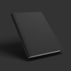 Blank book, textbook, booklet or notebook mockup.