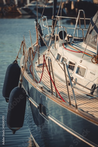 Tapeta ścienna na wymiar Equipment of yachts and sailing ships