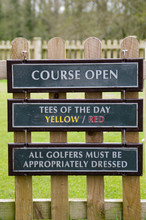 Golf Course Rules