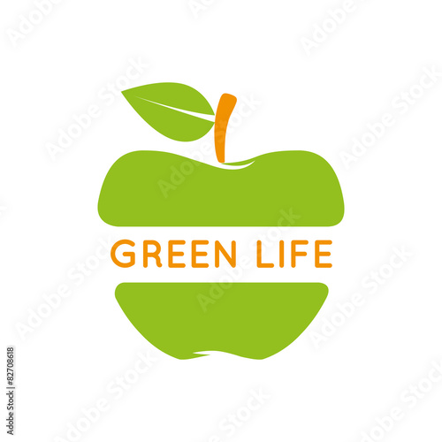 Vegetarian symbol. Stock Vector | Adobe Stock