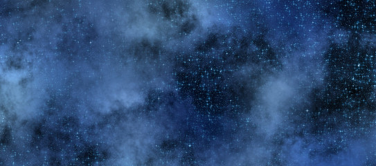 Wall Mural - Milky way mosaic with nebulosity.
