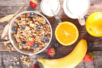 Wall Mural - healthy breakfast