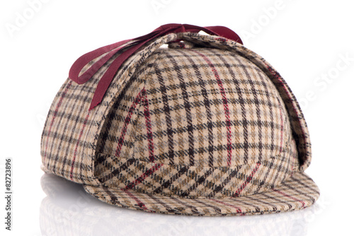 Fotografía British Deerhunter or Sherlock Holmes cap
