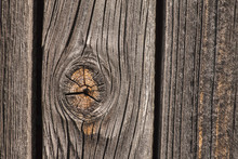 Wooden Background With Knothole