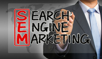 Wall Mural - sem concept:search engine marketing