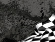 race flag  background vector illustration grunge