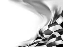 Race Flag  Background Vector Illustration