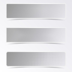 Wall Mural - Halftone creative banners