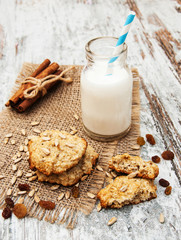 Canvas Print - Oatmeal cookies