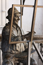 Statue Of A Painter