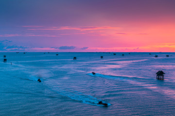 Wall Mural - Sea in the sunset, Gulf of Thailand