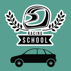 Poster - Racing School design