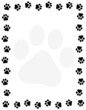 © nalinn - Paw print frame