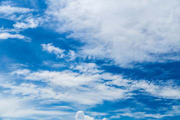 blue sky with cloud