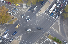 Top Down View Of An Intersection