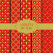 © krolja - Set of geometric national chinese seamless pattern. Collection