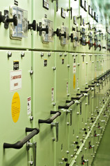 Canvas Print - Control Room of an extra large ship