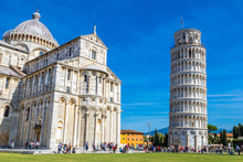 Leaning Tower And Pisa Cathedral