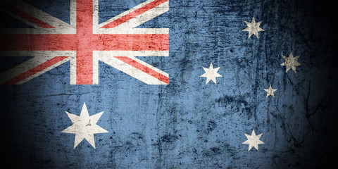 Grunge Australian Flag