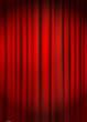 red curtain backround vector illustration