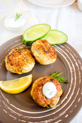 Canvas Print - Fish cakes