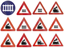Level Crossing Signs In Germany