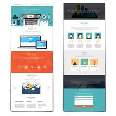 Website interface template