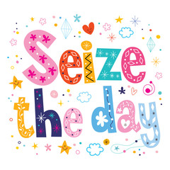 seize the day phrase motivational quote