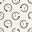 © hchjjl - time doodle seamless pattern background