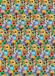 © nuclear_lily - Doodle monsters seamless pattern
