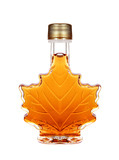 Fototapeta Nowy York - Maple Syrup Bottle Isolated On A White Background