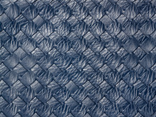 Blue Woven Leather Texture Background