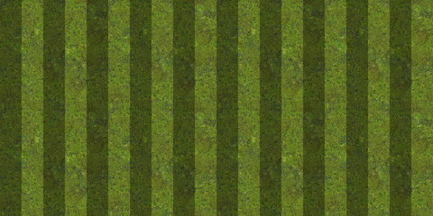 Sticker - striped green grass background