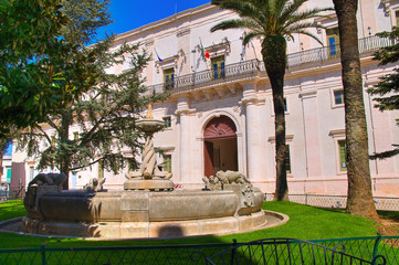 Wall Mural - Ducal palace. Martina Franca. Puglia. Italy.