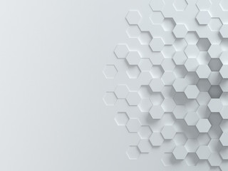 hexagonal abstract 3d background