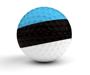 Wall Mural - Estonian Golf Ball