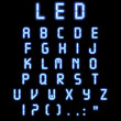 © ryabuha_nazar - Led alphabet blue