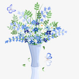 Fototapeta Zwierzęta - flower in vase